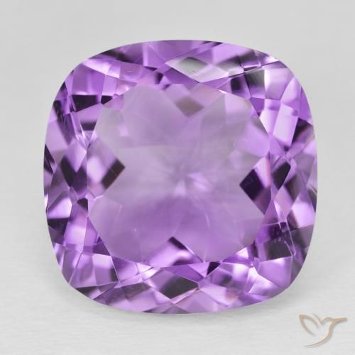 20.80ct Natural Deep Purplish Violet Amethyst, Cushion, VS
