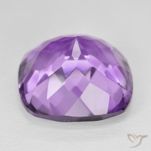 Amethyst Gemstone in 18 x 18 mm (calibrated) Size for Sale, Amethyst Stone in Medium Purplish Violet Color