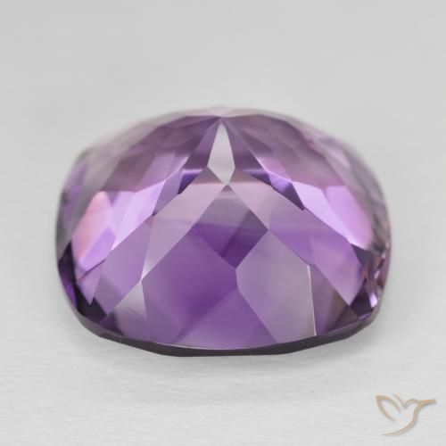 Amethyst Gemstone in 18 x 18 mm (calibrated) Size for Sale, Amethyst Stone in Purplish Violet Color