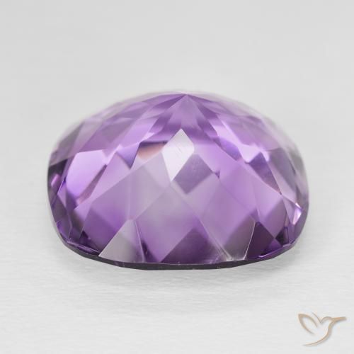 Amethyst Gemstone in 18 x 18 mm (calibrated) Size for Sale, Amethyst Stone in Purplish Violet Color