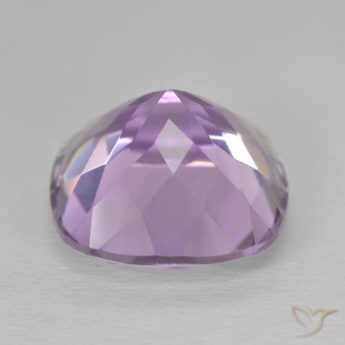 Amethyst Gemstone in 15 x 15 mm (calibrated) Size for Sale, Amethyst Stone in Eggplant Violet Color