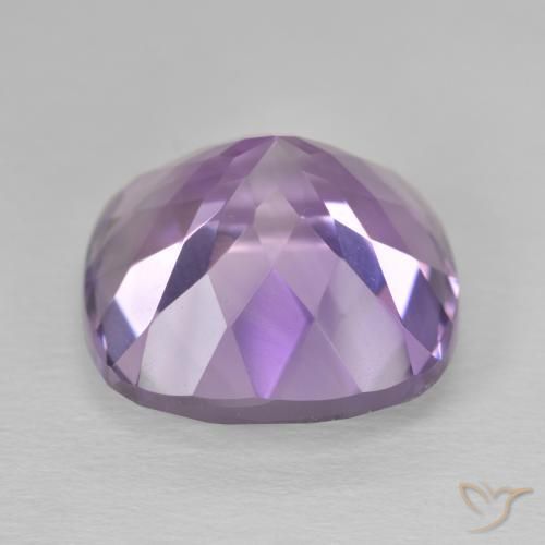 Amethyst Gemstone in 15 x 15 mm (calibrated) Size for Sale, Amethyst Stone in Medium Pink Violet Color