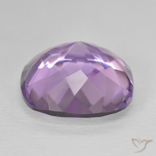 Amethyst Gemstone in 16 x 16 mm (calibrated) Size for Sale, Amethyst Stone in Pinkish Violet Color