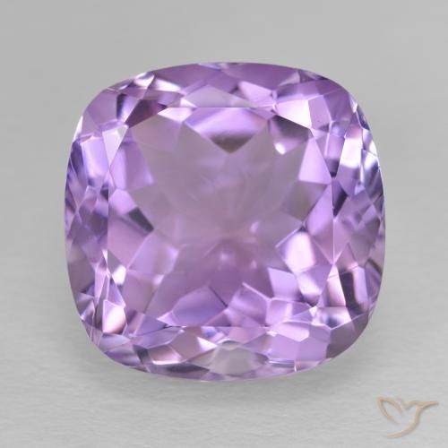 13.81ct Natural Medium Violet Amethyst, Cushion, VVS