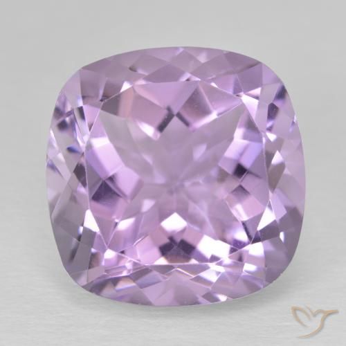 12.93 ct Cushion Cut Amethyst, 15 x 14.9 mm From Brazil, Photo A