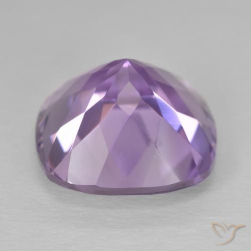 Amethyst Gemstone in 15 x 15 mm (calibrated) Size for Sale, Amethyst Stone in Medium Light Purplish-Violet Color