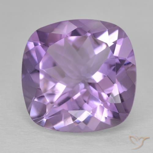11.71 ct Cushion Cut Amethyst, 15.1 x 15 mm From Brazil, Photo A