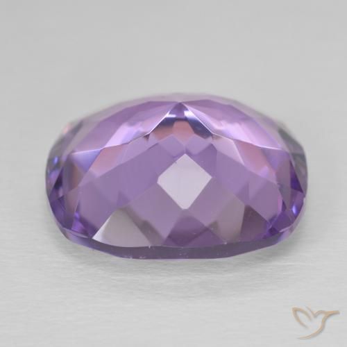Amethyst Gemstone in 16 x 16 mm (calibrated) Size for Sale, Amethyst Stone in Medium Violet Color