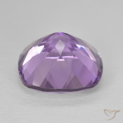 Amethyst Gemstone in 15 x 15 mm (calibrated) Size for Sale, Amethyst Stone in Medium Violet Color