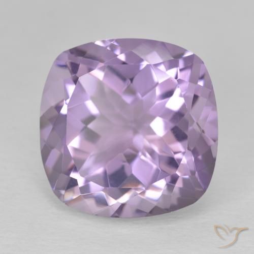 12.61ct Natural Pinkish Violet Amethyst, Cushion, VVS