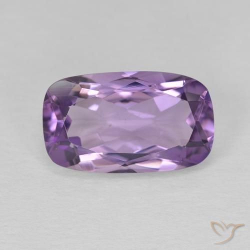 5.83ct Natural Deep Iris Violet Amethyst, Cushion, VVS