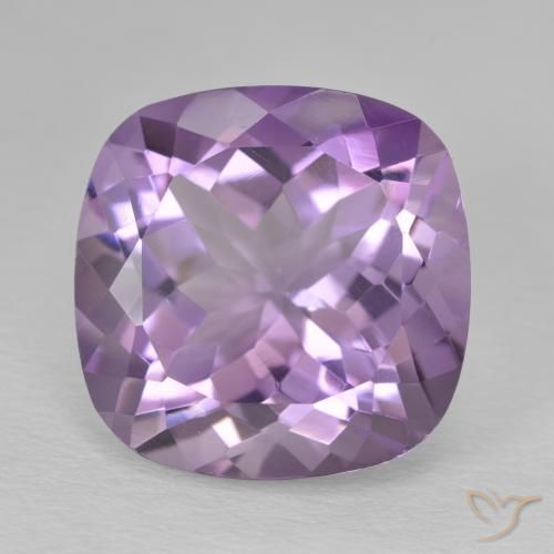 12.55ct Natural Deep Violet Amethyst, Cushion, VVS