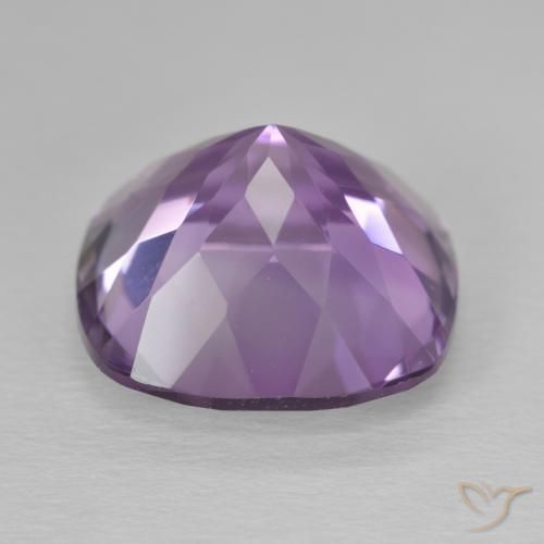 Amethyst Gemstone in 15 x 15 mm (calibrated) Size for Sale, Amethyst Stone in Deep Violet Color