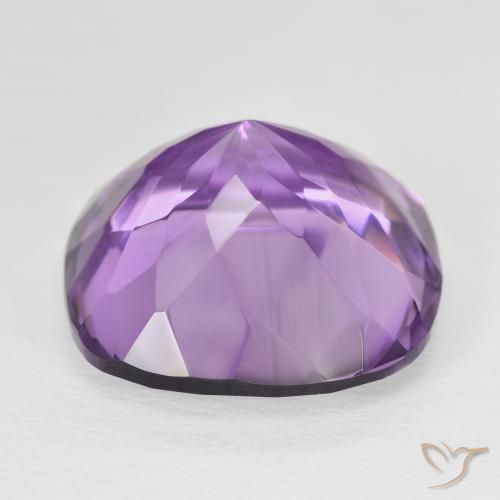 Amethyst Gemstone in 18 x 18 mm (calibrated) Size for Sale, Amethyst Stone in Pinkish Violet Color