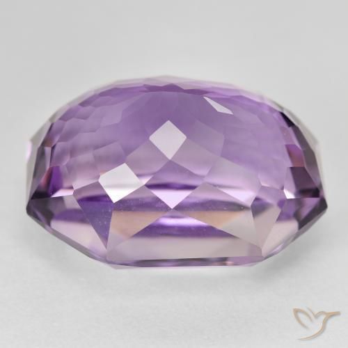 Amethyst Gemstone in 20.2 x 16.5 mm Size for Sale, Amethyst Stone in Medium Purplish Violet Color