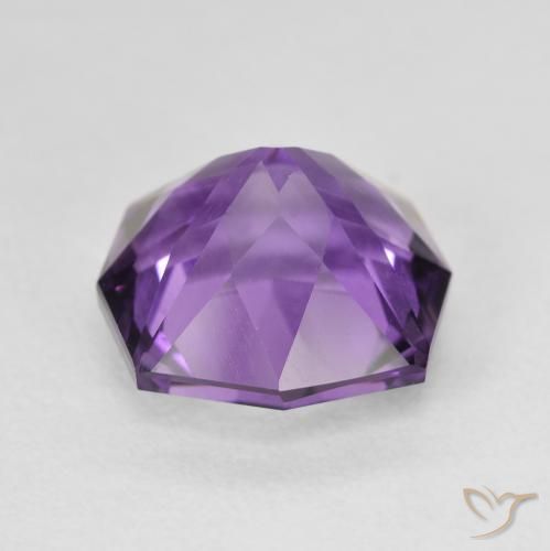 Amethyst Gemstone in 11 x 11 mm (calibrated) Size for Sale, Amethyst Stone in Purplish Violet Color