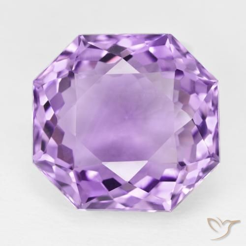 24.56 ct Octagon Cut Amethyst, 18.9 x 18.8 mm From Brazil, Photo A