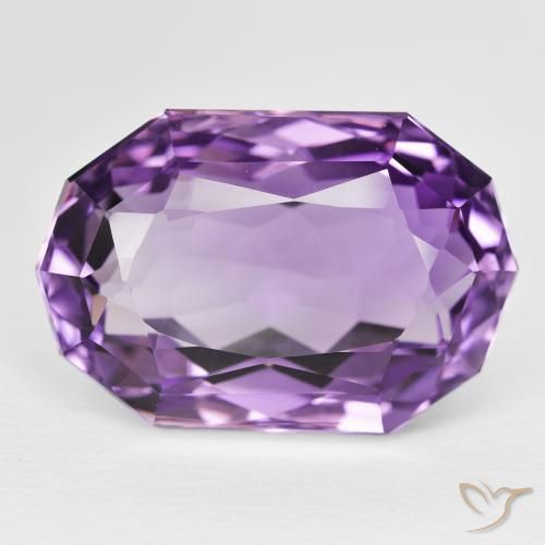 26.7 ct Odd Shaped Amethyst, 22.3 x 14.9 mm From Brazil, Photo A