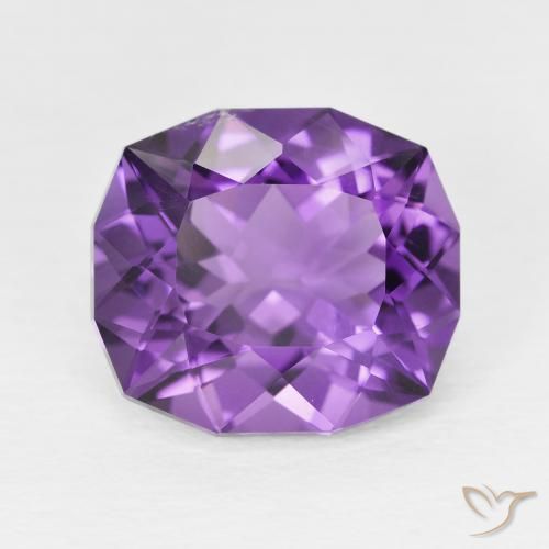 6.08 ct Odd Shaped Amethyst, 12.6 x 11.2 mm From Brazil, Photo A