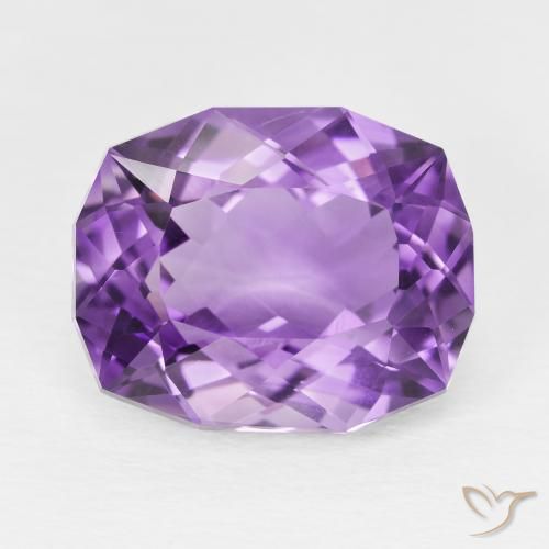 8.84 ct Odd Shaped Amethyst, 14.6 x 11.9 mm From Brazil, Photo A