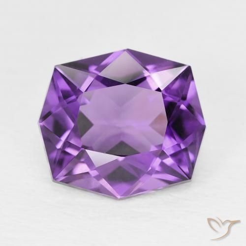 3.39 ct Odd Shaped Amethyst, 10.5 x 9.5 mm From Brazil, Photo A