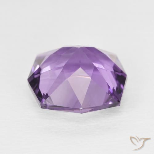 Amethyst Gemstone in 11 x 11 mm (calibrated) Size for Sale, Amethyst Stone in Medium Purplish Violet Color