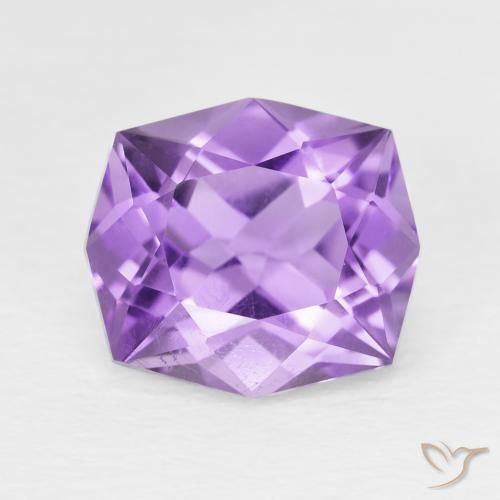 5.14 ct Odd Shaped Amethyst, 11.8 x 10.6 mm From Brazil, Photo A