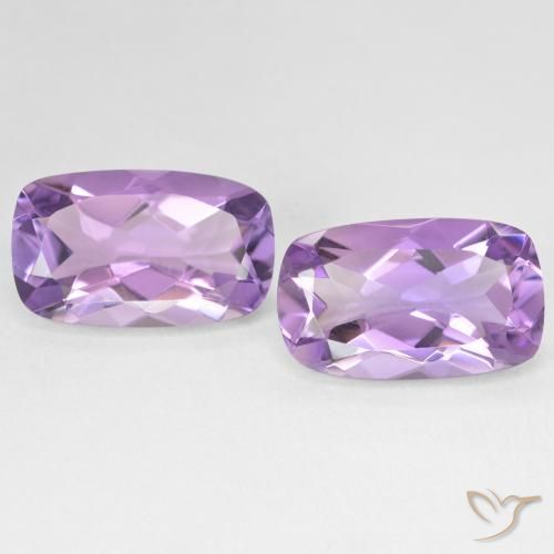 10.83ctw Natural Medium Light Purplish-Violet Amethyst, Cushion, VS