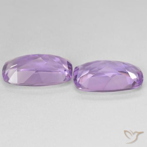 Amethyst Gemstones in 15.2 x 9.1 mm Size for Sale, Amethyst Stones in Medium Light Purplish-Violet Color