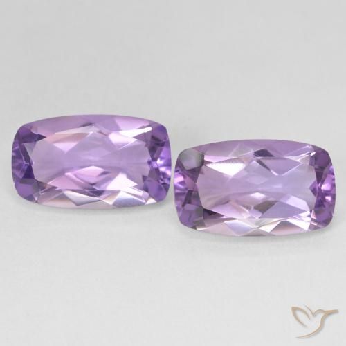 11.24 ct Cushion Cut Amethyst, 15.1 x 9.1 mm From Brazil, Photo A