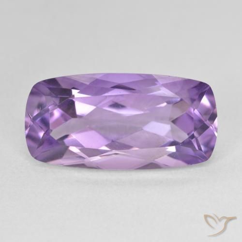 7.70ct Natural Medium Violet Amethyst, Cushion, VVS-VS