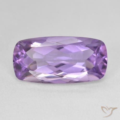 7.87ct Natural Pinkish Violet Amethyst, Cushion, VVS-VS