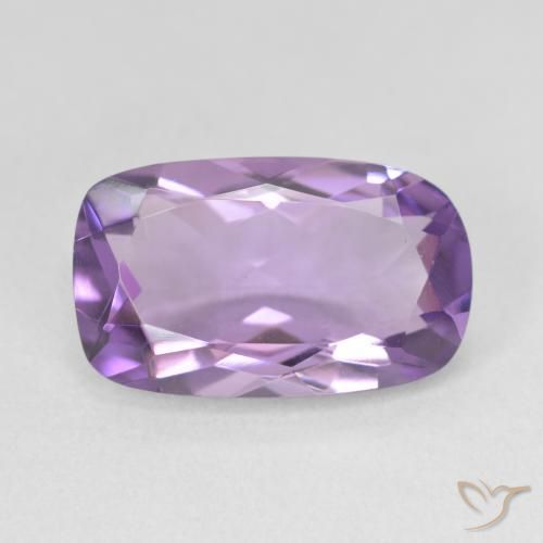 5.17 ct Cushion Cut Amethyst, 15 x 9.1 mm From Brazil, Photo A