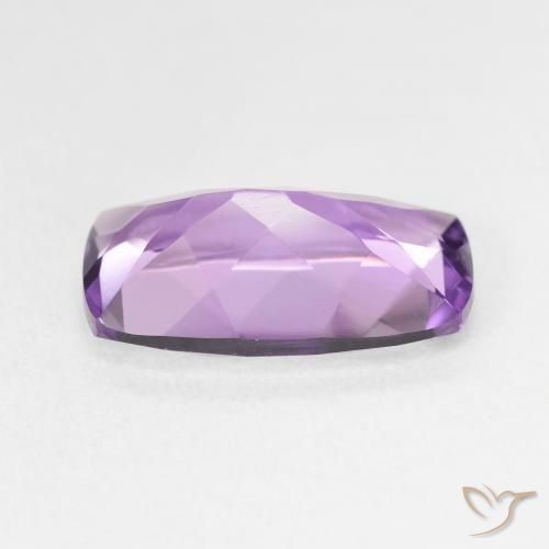 Amethyst Gemstone in 15.1 x 9.2 mm Size for Sale, Amethyst Stone in Purplish Violet Color