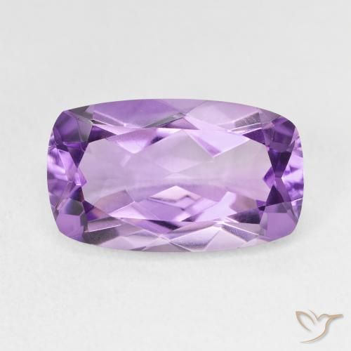 5.83ct Natural Purplish Violet Amethyst, Cushion, VVS