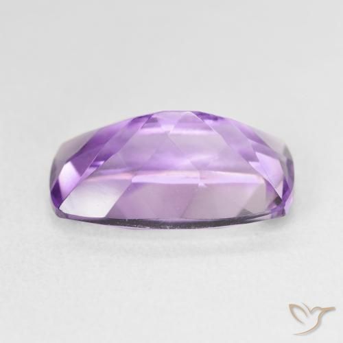 Amethyst Gemstone in 15.1 x 9.2 mm Size for Sale, Amethyst Stone in Medium Light Purplish-Violet Color