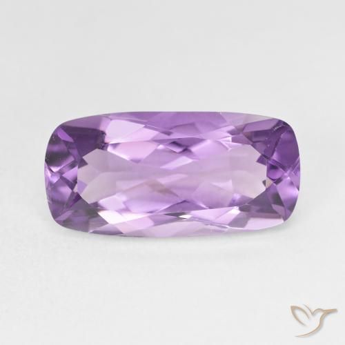 7.43ct Natural Purplish Violet Amethyst, Cushion, VS