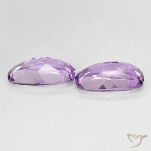 Amethyst Gemstones in 15.1 x 9.1 mm Size for Sale, Amethyst Stones in Eggplant Violet Color