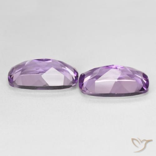 Amethyst Gemstones in 15.2 x 9.2 mm Size for Sale, Amethyst Stones in Medium Violet Color