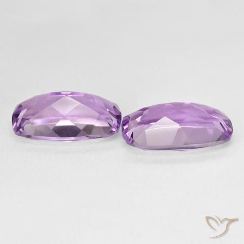 Amethyst Gemstones in 15.1 x 9.1 mm Size for Sale, Amethyst Stones in Medium Violet Color