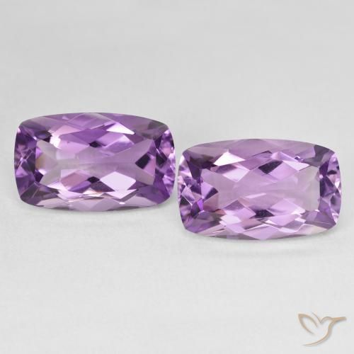 12.59ctw Natural Medium Violet Amethyst, Cushion, VVS