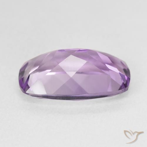 Amethyst Gemstone in 15.1 x 9 mm Size for Sale, Amethyst Stone in Eggplant Violet Color