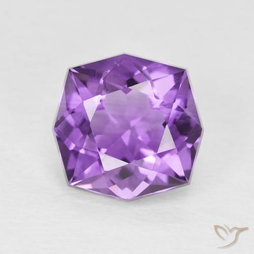 3.28ct Natural Vivid Violet Amethyst, Fancy, VS-SI