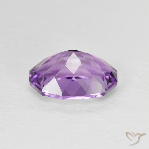 Amethyst Gemstone in 10.1 x 7.5 mm Size for Sale, Amethyst Stone in Purplish Violet Color