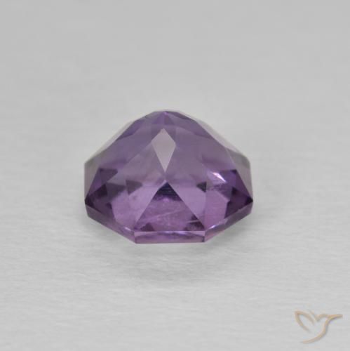 Amethyst Gemstone in 7 x 7 mm (calibrated) Size for Sale, Amethyst Stone in Pinkish Iris Violet Color