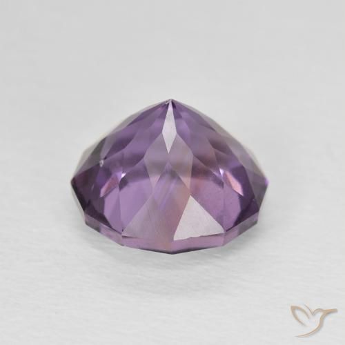 Amethyst Gemstone in 9 mm (calibrated) Size for Sale, Amethyst Stone in Medium Light Purplish-Violet Color