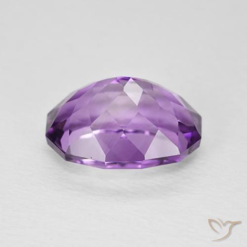Amethyst Gemstone in 11.2 x 8.4 mm Size for Sale, Amethyst Stone in Light-Medium Violet Color