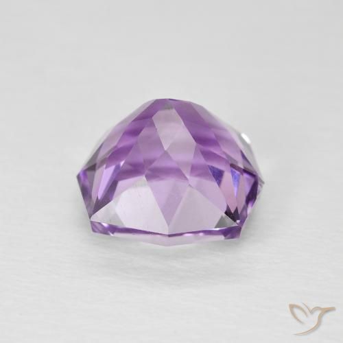 Amethyst Gemstone in 9 x 9 mm (calibrated) Size for Sale, Amethyst Stone in Medium Light Purplish-Violet Color