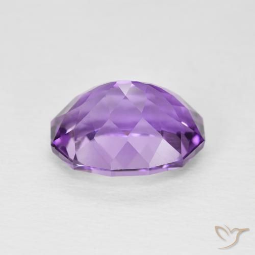 Amethyst Gemstone in 10 x 8 mm (calibrated) Size for Sale, Amethyst Stone in Medium Violet Color