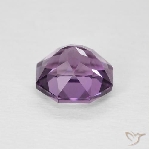 Amethyst Gemstone in 7 x 7 mm (calibrated) Size for Sale, Amethyst Stone in Light-Medium Violet Color